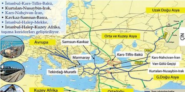 Türkiye 6 demir hatla dünyaya bağlanacak