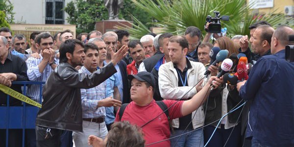 Sendika başkanı Adliye binasına sığındı