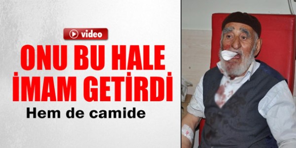 İmam camide cemati dövdü!/ Video