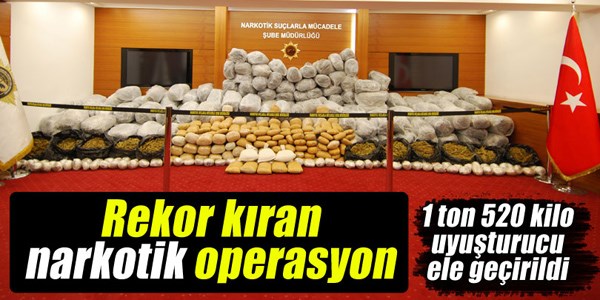 Rekor kıran uyuşturucu operasyonu/ Video