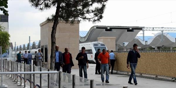 YHT'de bomba paniği