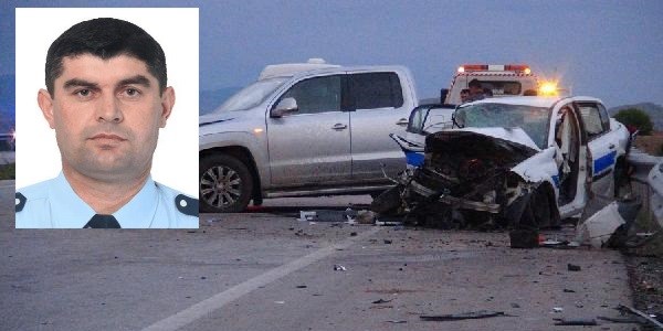 Zincirleme trafik kazası: 1 polis şehit, 3 yaralı/Video