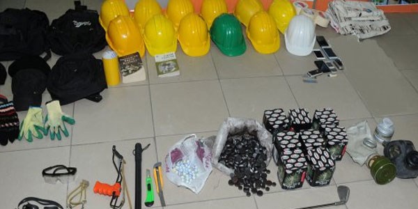 Ankara Emniyet'i Gezi'de ele geçirilenleri açıkladı