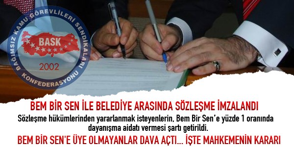 Dayanışma aidatına iptal kararı
