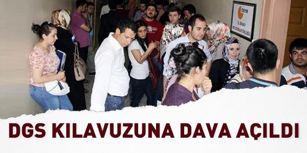 DGS kılavuzuna dava açıldı