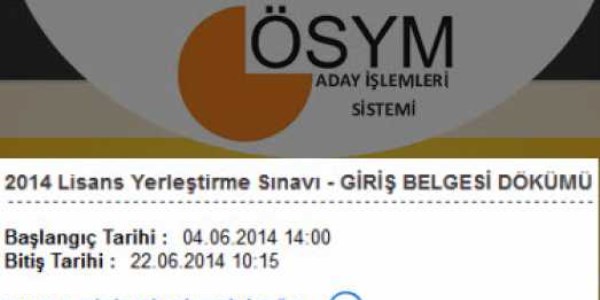 Adaylar, LYS giriş belgelerine ulaşamıyor
