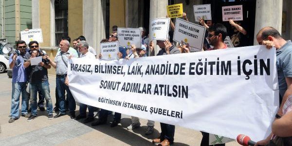 İstanbul MEM'de karne öncesi protesto