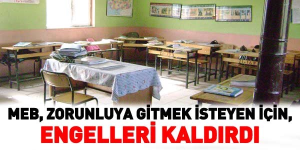MEB; zorunluda engelleri kaldırdı