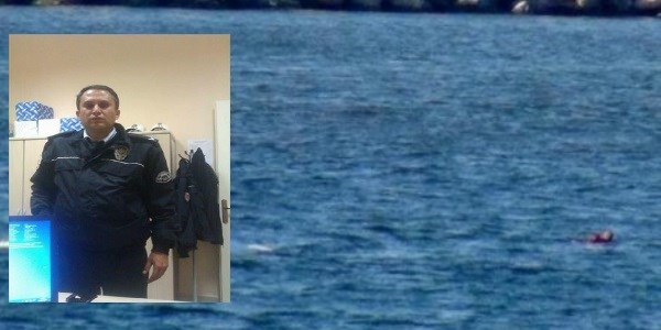 Polis memuru ile yeğeni denizde boğuldu