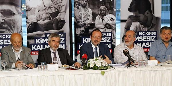 Bu y�l�n Ramazan Temas� 'Hi� kimse kimsesiz kalmas�n'