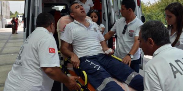 Özel güvenlik görevlileri, ambulans şoförünü darp etti