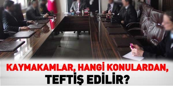 Kaymakamlık Teftiş Rehberi