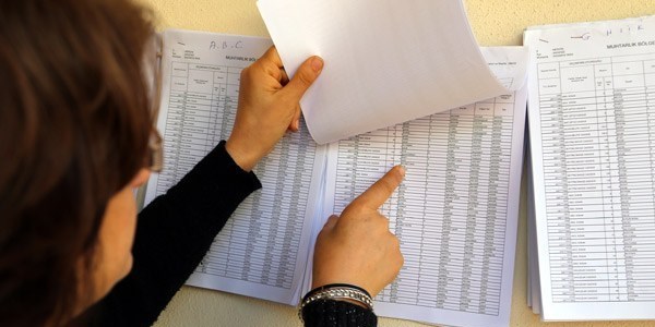 Seçmen listeleri askıya çıktı