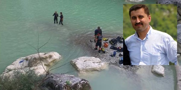 Birlik müdürü şelalede boğuldu