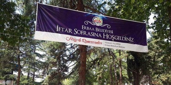 İftar çadırından polislere yemek verilmedi iddiası