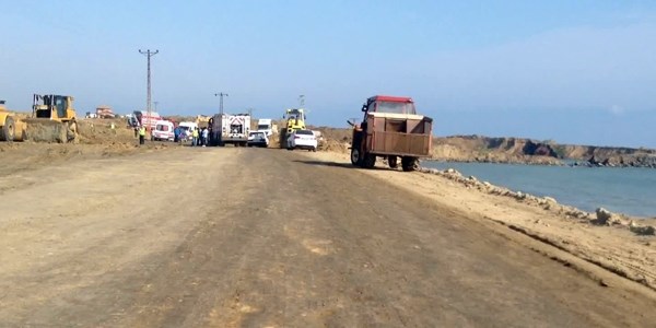 3. havalimanı inşaatında kaza