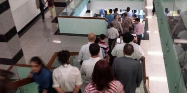 TBMM'de yangın tatbikatı paniği