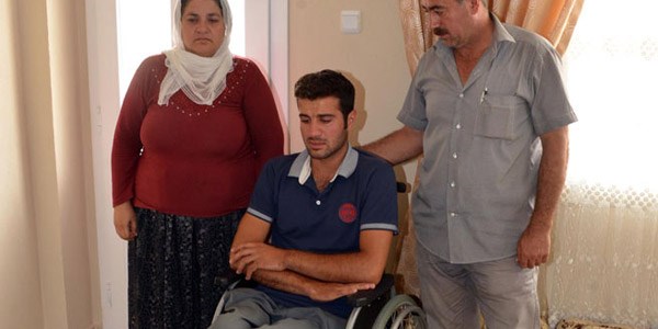 Ahmed'i felç eden polise 7 bin lira ceza