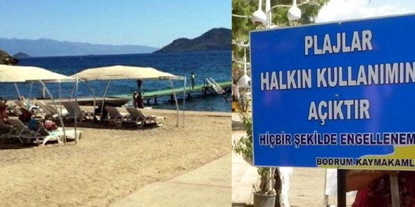 Kaymakama bu tabelayı diktirmediler
