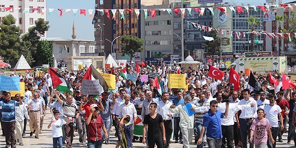 İsrail'in saldırıları tüm yurtta protesto ediliyor