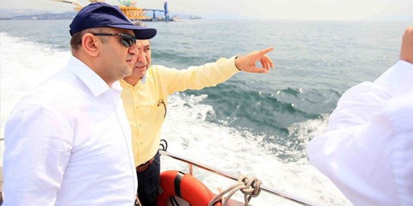 Bakan Işık, Körfez Geçiş Köprüsü'nü inceledi