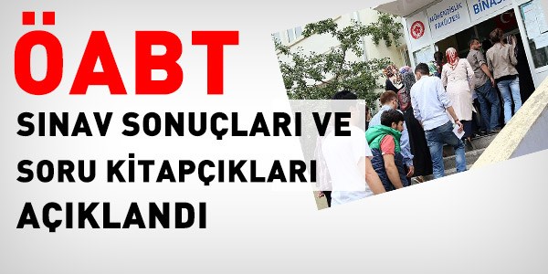 ÖABT sonuçları açıklandı