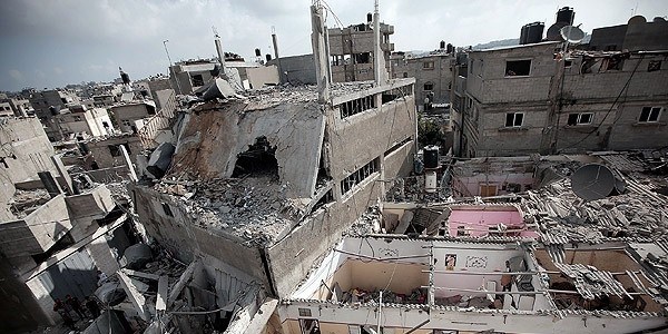 Gazze'de lenlerin says 828'e ykseldi