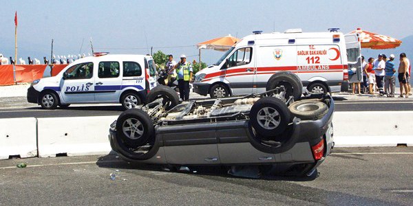 Trafik kazas�na e-tazminat