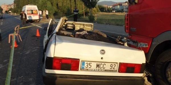 Uşak'ta feci kaza: 4 ölü