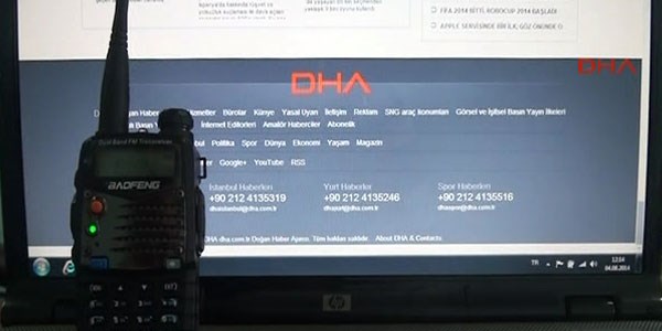 Polis telsizine Japonca anons karıştı