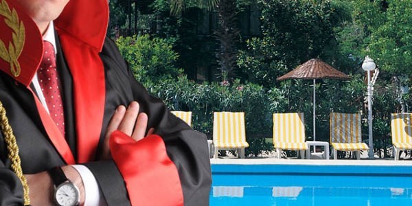 Yargıtay Tetkik hakimine şezlong davası