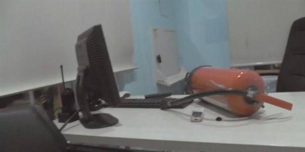 Hastaneyi savaş alanına çevirdiler