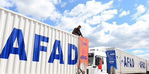 AFAD Türkmenler'e 109 tırlık yardım ulaştırıldı