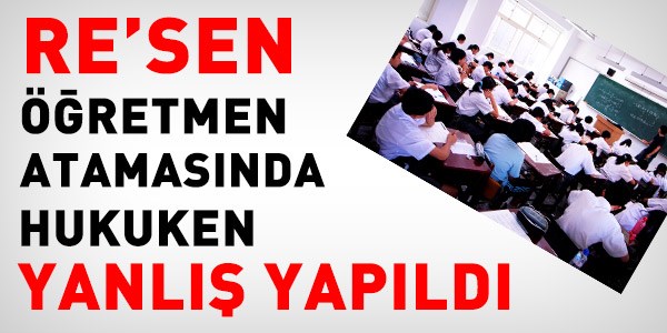 MEB, re'sen atamada yanlış yaptı