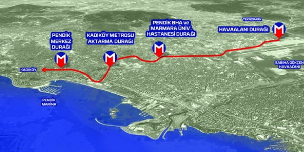 Sabiha Gken Havaliman'na metro hatt