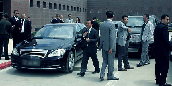 Başbakanlık korumaları kaza yaptı