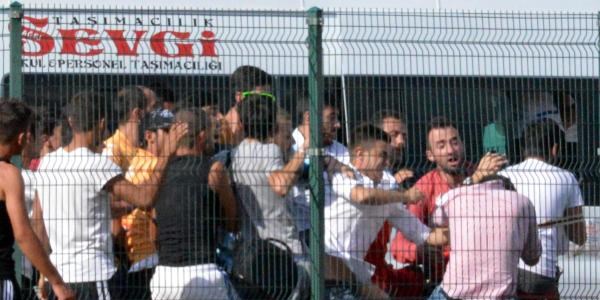 Yetenek sınavında yumruklar konuştu