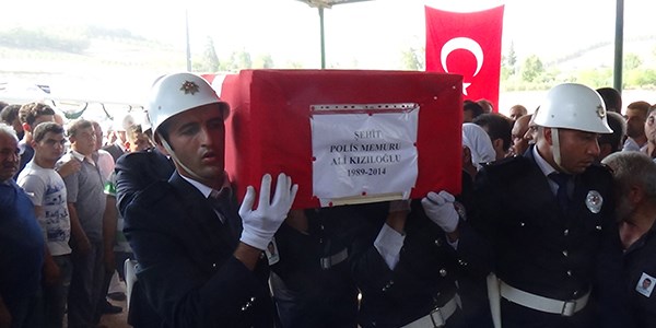 Şehit polis Hatay'da toprağa verildi