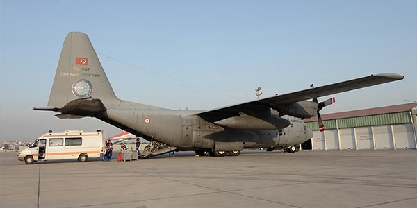 Yaral� Filistinliler T�rkiye'ye getiriliyor