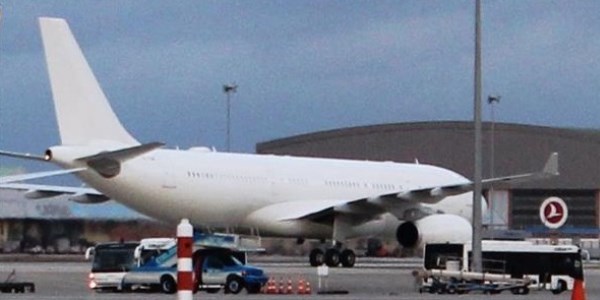 TC-TUR uçağı İstanbul'da