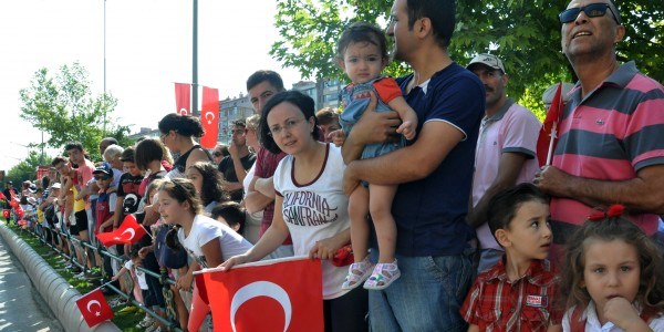 Büyük Zafer coşkuyla kutlanıyor