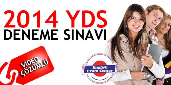2014 video çözümlü YDS deneme sınavı
