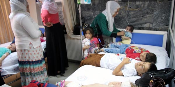 'Bir yatakta 3 çocuk'la tedavi!
