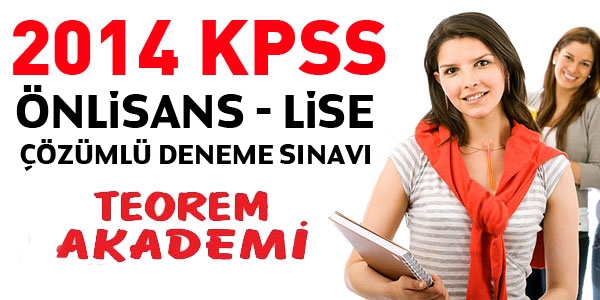 KPSS önlisans, lise deneme sınavı