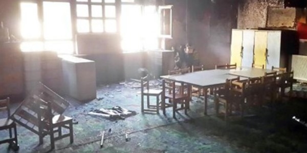 Muş'un Bulanık ilçesinde, 3 okul yakıldı