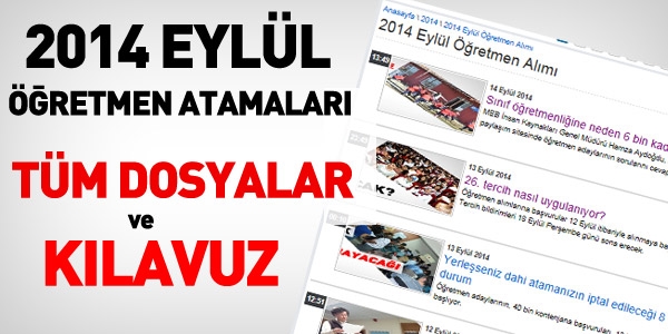 Öğretmen alımlarına dair tüm dosyalar