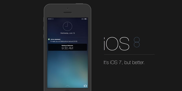 iOS 8 bu ak�am geliyor