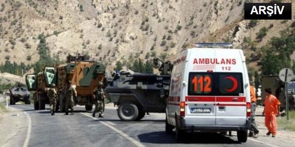 Askeri araç kaza yaptı: 8 yaralı