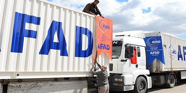 AFAD Irak'a 150 yardım tırı gönderdi