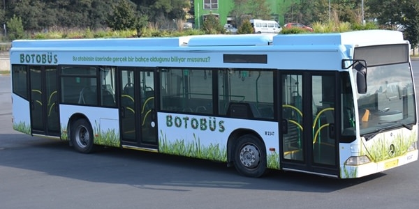 İETT'den fotosentez yapan 'BOTOBÜS'